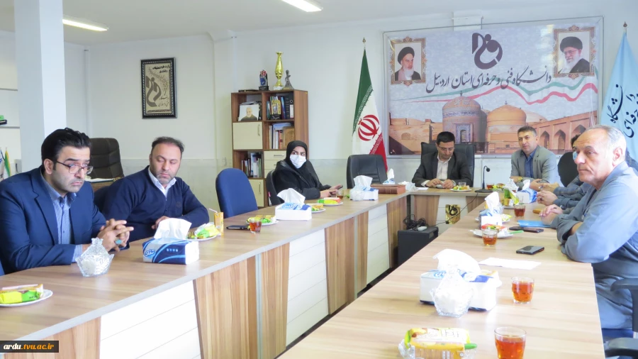 بازدید هیأت نظارت، ارزیابی و تضمین کیفیت آموزش عالی استان از مراکز دانشگاه فنی و حرفه ای واحد استان اردبیل 22