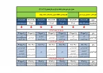 جدول زمانبندی حذف و اضافه