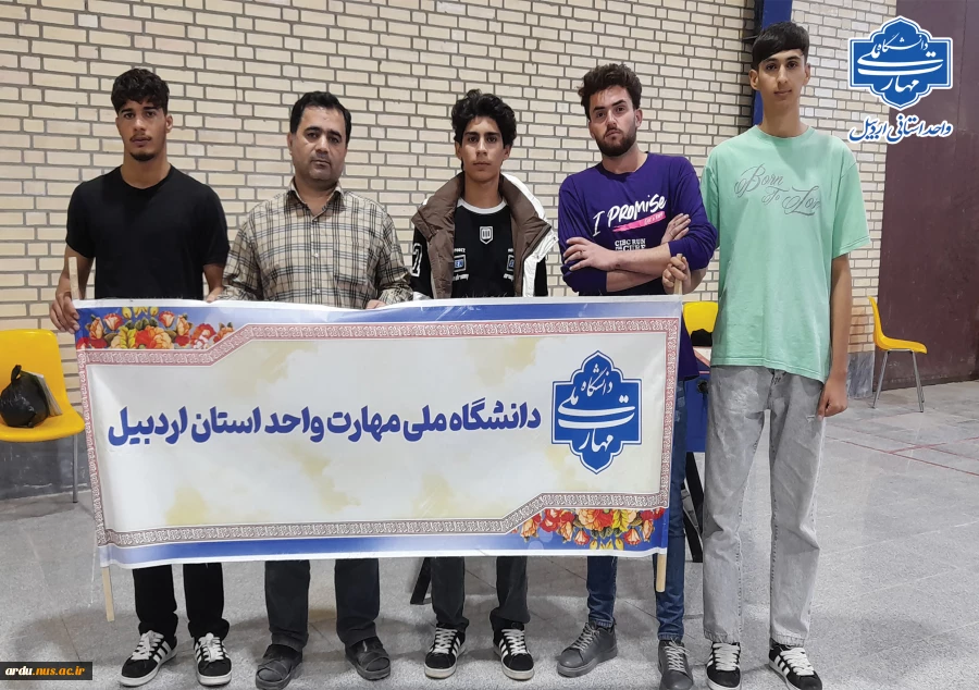 جشنواره ورزشی بهاره ویژه دانشجویان آموزشکده ملی مهارت پسران اردبیل برگزار شد 9