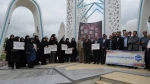 تجمع اعتراضی دانشگاهیان دانشگاه ملی مهارت واحد استانی اردبیل در محکومیت تجاوز رژیم جعلی صهیونیستی به کشور 6