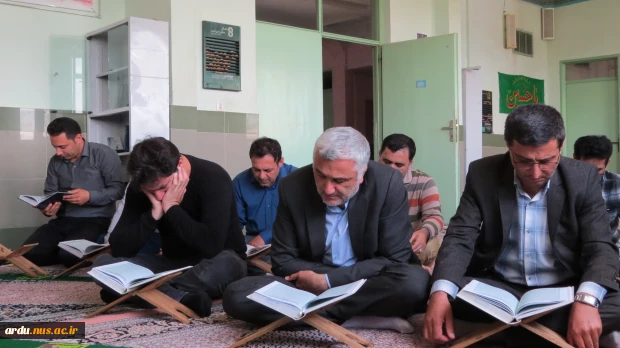 «تلاوت سوره فتح» به نیت پیروزی رزمندگان اسلام در دانشگاه ملی مهارت واحد اردبیل 2