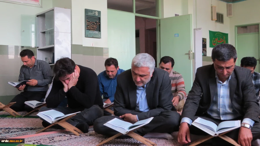 «تلاوت سوره فتح» به نیت پیروزی رزمندگان اسلام در دانشگاه ملی مهارت واحد اردبیل 2