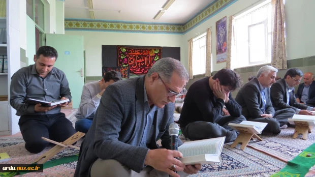 «تلاوت سوره فتح» به نیت پیروزی رزمندگان اسلام در دانشگاه ملی مهارت واحد اردبیل 3