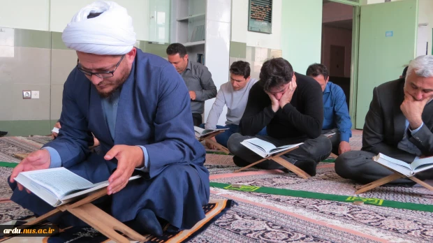 «تلاوت سوره فتح» به نیت پیروزی رزمندگان اسلام در دانشگاه ملی مهارت واحد اردبیل 4