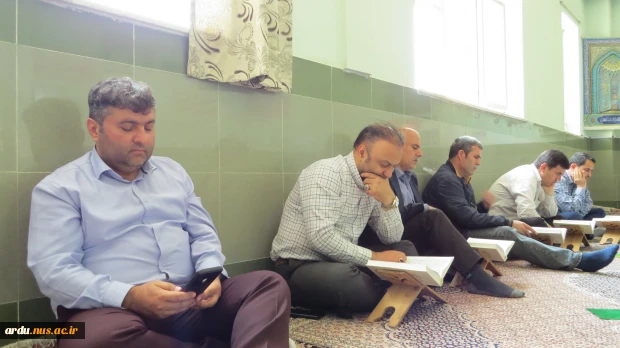 «تلاوت سوره فتح» به نیت پیروزی رزمندگان اسلام در دانشگاه ملی مهارت واحد اردبیل 9